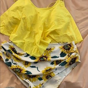 Sunflower bathing suit